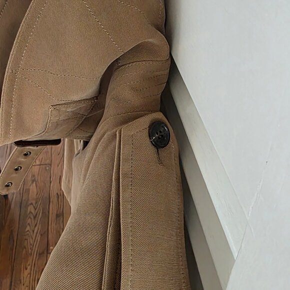 Saint Laurent Twill Trench in Sable Runway Spring/Summer 2024 Size 36 - Picture 13 of 16